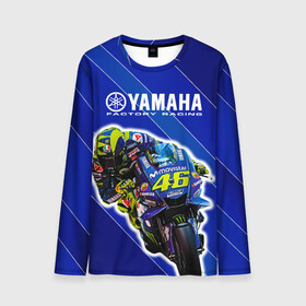 Мужской лонгслив 3D с принтом Valentino Rossi в городе Новоалтайск, 100% полиэстер | длинные рукава, круглый вырез горловины, полуприлегающий силуэт | bike | bikes | moto | moto gp | motogp | rossi | vale | valentino rossi | yamaha | yamaha motogp | байкер | вале | валентино росси | мото | мото гп | мотогонки | мотогп | мотоцикл | мотоциклист | мотоциклы | росси