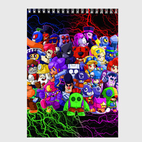 Скетчбук с принтом BRAWL STARS ALL BRAWLERS в городе Новоалтайск, 100% бумага
 | 48 листов, плотность листов — 100 г/м2, плотность картонной обложки — 250 г/м2. Листы скреплены сверху удобной пружинной спиралью | brawlstars | crow | dyna | dynamike | leon | leonskin | mike | mr p | sally | shark | битваогней | бравлстарc | бравлстарз | динамайк | игра | игры | леон | мистер пи | мультик | старз