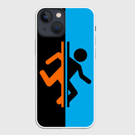 Чехол для iPhone 13 mini с принтом PORTAL в городе Новоалтайск,  |  | aperture laboratories | glados | portal | portal 2 | valve | гладос | портал | портал 2 | челл