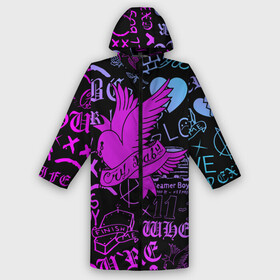 Дождевик унисекс 3D с принтом LIL PEEP. в городе Новоалтайск,  |  | Тематика изображения на принте: lil peep | lil prince | pink | зарубежная музыка | лил пип | маленький принц