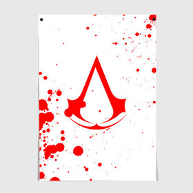 Постер с принтом ASSASSIN`S CREED в городе Новоалтайск, 100% бумага
 | бумага, плотность 150 мг. Матовая, но за счет высокого коэффициента гладкости имеет небольшой блеск и дает на свету блики, но в отличии от глянцевой бумаги не покрыта лаком | Тематика изображения на принте: slayer | асасин | ассасин крид | ассассин | тамплиеры