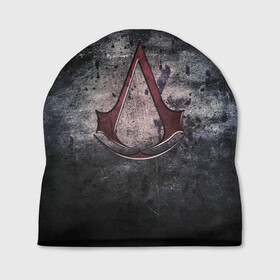 Шапка 3D с принтом ASSASSIN`S CREED в городе Новоалтайск, 100% полиэстер | универсальный размер, печать по всей поверхности изделия | slayer | асасин | ассасин крид | ассассин | тамплиеры