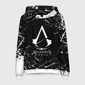 Мужская толстовка 3D с принтом ASSASSIN`S CREED в городе Новоалтайск, 100% полиэстер | двухслойный капюшон со шнурком для регулировки, мягкие манжеты на рукавах и по низу толстовки, спереди карман-кенгуру с мягким внутренним слоем. | slayer | асасин | ассасин крид | ассассин | тамплиеры