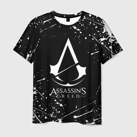 Мужская футболка 3D с принтом ASSASSIN`S CREED в городе Новоалтайск, 100% полиэфир | прямой крой, круглый вырез горловины, длина до линии бедер | slayer | асасин | ассасин крид | ассассин | тамплиеры