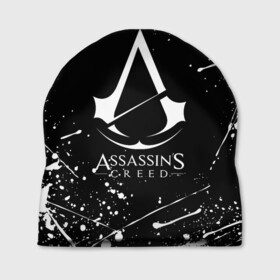 Шапка 3D с принтом ASSASSIN`S CREED в городе Новоалтайск, 100% полиэстер | универсальный размер, печать по всей поверхности изделия | slayer | асасин | ассасин крид | ассассин | тамплиеры