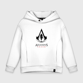 Детское худи Oversize хлопок с принтом ASSASSINS CREED. в городе Новоалтайск, френч-терри — 70% хлопок, 30% полиэстер. Мягкий теплый начес внутри —100% хлопок | боковые карманы, эластичные манжеты и нижняя кромка, капюшон на магнитной кнопке | slayer | асасин | ассасин крид | ассассин | тамплиеры