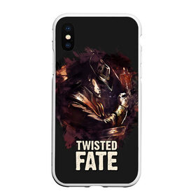 Чехол для iPhone XS Max матовый с принтом Twisted Fate в городе Новоалтайск, Силикон | Область печати: задняя сторона чехла, без боковых панелей | jinx | kda | league | lol | moba | pentakill | riot | rise | rus | skins | варвик | варус | воин | легенд | лига | лол | маг | стрелок | танк | чемпион
