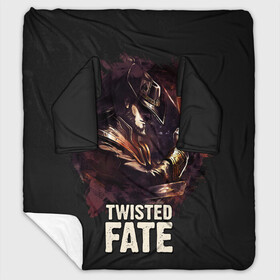 Плед с рукавами с принтом Twisted Fate в городе Новоалтайск, 100% полиэстер | Закругленные углы, все края обработаны. Ткань не мнется и не растягивается. Размер 170*145 | jinx | kda | league | lol | moba | pentakill | riot | rise | rus | skins | варвик | варус | воин | легенд | лига | лол | маг | стрелок | танк | чемпион