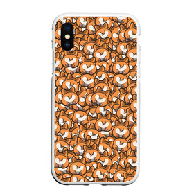 Чехол для iPhone XS Max матовый с принтом Попки Корги в городе Новоалтайск, Силикон | Область печати: задняя сторона чехла, без боковых панелей | Тематика изображения на принте: корги | попки корги | собаки
