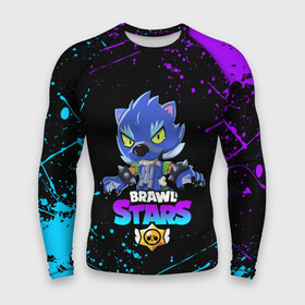 Мужской рашгард 3D с принтом BRAWL STARS LEON в городе Новоалтайск,  |  | bibi | brawl stars | crow | el brown | leon | leon shark | max | sally leon | shark | stars | werewolf | акула | биби | ворон | леон | оборотень