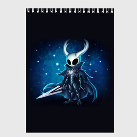 Скетчбук с принтом Hollow Knight в городе Новоалтайск, 100% бумага
 | 48 листов, плотность листов — 100 г/м2, плотность картонной обложки — 250 г/м2. Листы скреплены сверху удобной пружинной спиралью | grimm | hallounest | heart of nightmare | hollow knight | hornet | knight | quirrell | silksong | гримм | квиррел | рыцарь | халлоунест | холлоу найт | хорнет