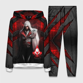 Женский костюм 3D (с толстовкой) с принтом Assasins creed в городе Новоалтайск,  |  | Тематика изображения на принте: creed | асасин | асасин крид | ассасин | ассассин | войско | крид | меч | приключения | самурай