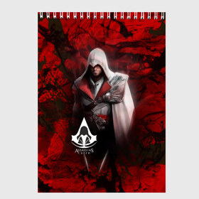 Скетчбук с принтом Assasins creed в городе Новоалтайск, 100% бумага
 | 48 листов, плотность листов — 100 г/м2, плотность картонной обложки — 250 г/м2. Листы скреплены сверху удобной пружинной спиралью | creed | асасин | асасин крид | ассасин | ассассин | войско | крид | меч | приключения | самурай