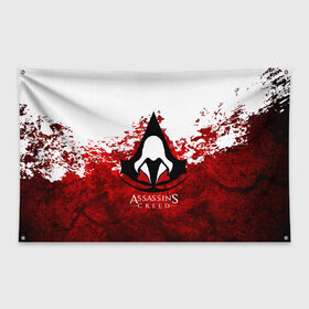 Флаг-баннер с принтом Assasins creed в городе Новоалтайск, 100% полиэстер | размер 67 х 109 см, плотность ткани — 95 г/м2; по краям флага есть четыре люверса для крепления | creed | асасин | асасин крид | ассасин | ассассин | войско | крид | меч | приключения | самурай