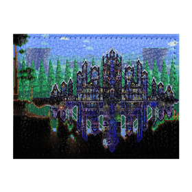 Обложка для студенческого билета с принтом TERRARIA в городе Новоалтайск, натуральная кожа | Размер: 11*8 см; Печать на всей внешней стороне | game | pixel | terraria | игра | пиксель | террариа