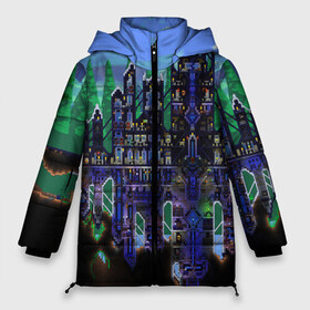 Женская зимняя куртка 3D с принтом TERRARIA в городе Новоалтайск, верх — 100% полиэстер; подкладка — 100% полиэстер; утеплитель — 100% полиэстер | длина ниже бедра, силуэт Оверсайз. Есть воротник-стойка, отстегивающийся капюшон и ветрозащитная планка. 

Боковые карманы с листочкой на кнопках и внутренний карман на молнии | game | pixel | terraria | игра | пиксель | террариа