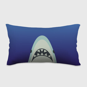 Подушка 3D антистресс с принтом IKEA Shark в городе Новоалтайск, наволочка — 100% полиэстер, наполнитель — вспененный полистирол | состоит из подушки и наволочки на молнии | ikea | ocean | shark | water