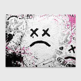 Обложка для студенческого билета с принтом LIL PEEP в городе Новоалтайск, натуральная кожа | Размер: 11*8 см; Печать на всей внешней стороне | Тематика изображения на принте: lil peep | lil prince | pink | зарубежная музыка | лил пип | маленький принц