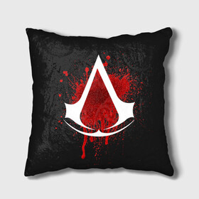 Подушка 3D с принтом Assassins Creed в городе Новоалтайск, наволочка – 100% полиэстер, наполнитель – холлофайбер (легкий наполнитель, не вызывает аллергию). | состоит из подушки и наволочки. Наволочка на молнии, легко снимается для стирки | анимус | ассасина | дезмонд | кредо | крестовый | майлс | тамплиер