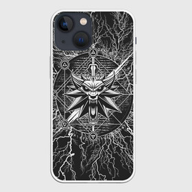 Чехол для iPhone 13 mini с принтом The Witcher в городе Новоалтайск,  |  | Тематика изображения на принте: cd projekt | geralt | of rivia | rpg | wild hunt | арбалет | ведьмак 3 | генри кавилл | геральт | дикая | магия | охота | сказка | сфера | фэнтези | цири