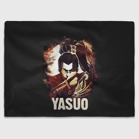 Плед 3D с принтом Yasuo в городе Новоалтайск, 100% полиэстер | закругленные углы, все края обработаны. Ткань не мнется и не растягивается | jinx | kda | league | lol | moba | pentakill | riot | rise | rus | skins | варвик | варус | воин | легенд | лига | лол | маг | стрелок | танк | чемпион