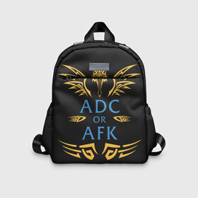 Детский рюкзак 3D с принтом ADC of AFK в городе Новоалтайск, 100% полиэстер | лямки с регулируемой длиной, сверху петелька, чтобы рюкзак можно было повесить на вешалку. Основное отделение закрывается на молнию, как и внешний карман. Внутри дополнительный карман. По бокам два дополнительных кармашка | jinx | kda | league | lol | moba | pentakill | riot | rise | rus | skins | варвик | варус | воин | легенд | лига | лол | маг | стрелок | танк | чемпион