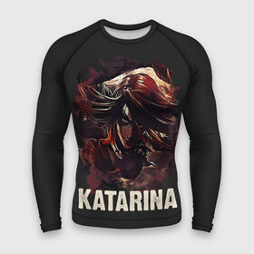 Мужской рашгард 3D с принтом Katarina в городе Новоалтайск,  |  | jinx | kda | league | lol | moba | pentakill | riot | rise | rus | skins | варвик | варус | воин | легенд | лига | лол | маг | стрелок | танк | чемпион