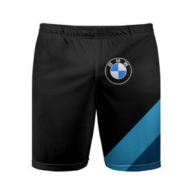Мужские шорты спортивные с принтом BMW в городе Новоалтайск,  |  | bmw | bmw performance | m | motorsport | performance | бмв | моторспорт