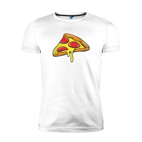 Мужская футболка премиум с принтом Пицца Пицца Пицца !!!! Pizza в городе Новоалтайск, 92% хлопок, 8% лайкра | приталенный силуэт, круглый вырез ворота, длина до линии бедра, короткий рукав | pizza | для девушек | для парней | еда | италия | итальянская еда | колбаса | пицца | пицца с салями | пицца с сыром | подарок | с намеком | салями | сыр | тесто