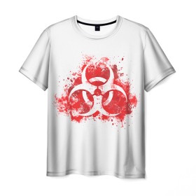 Мужская футболка 3D с принтом Plague Inc. в городе Новоалтайск, 100% полиэфир | прямой крой, круглый вырез горловины, длина до линии бедер | 2019 | biohazard | china | game | ncov | plague | virus | warning | вирус | игра | китай