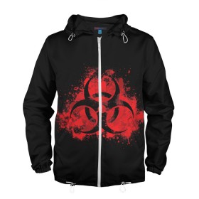 Мужская ветровка 3D с принтом Plague Inc. в городе Новоалтайск, 100% полиэстер | подол и капюшон оформлены резинкой с фиксаторами, два кармана без застежек по бокам, один потайной карман на груди | 2019 | biohazard | china | game | ncov | plague | virus | warning | вирус | игра | китай