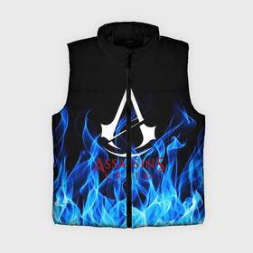 Женский жилет утепленный 3D с принтом Assassin’s Creed в городе Новоалтайск,  |  | Тематика изображения на принте: black flag | brotherhood | chronicles | creed | game | origins | revelations | rogue | syndicate | unity | альтаир | ассасин | игры | кинжал | пираты