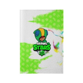 Обложка для паспорта матовая кожа с принтом BRAWL STARS:LEON в городе Новоалтайск, натуральная матовая кожа | размер 19,3 х 13,7 см; прозрачные пластиковые крепления | bibi | brawl stars | brock | bull | crow | dinomike | el primo | leon | mobile game | nita | poko | ricochet | stars | tara | бравл старс | ворон | леон | мобильные игры