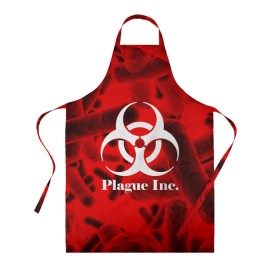 Фартук 3D с принтом PLAGUE INC. в городе Новоалтайск, 100% полиэстер | общий размер — 65 х 85 см, ширина нагрудника — 26 см, горловина — 53 см, длина завязок — 54 см, общий обхват в поясе — 173 см. Принт на завязках и на горловине наносится с двух сторон, на основной части фартука — только с внешней стороны | molecule | plague inc | абстракция | бактерии | вирус | клетки | медицина | микробы | молекулы | наука | нейрон | нейроны | планета | текстура | текстуры | формула