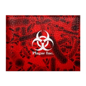 Обложка для студенческого билета с принтом PLAGUE INC. в городе Новоалтайск, натуральная кожа | Размер: 11*8 см; Печать на всей внешней стороне | Тематика изображения на принте: molecule | plague inc | абстракция | бактерии | вирус | клетки | медицина | микробы | молекулы | наука | нейрон | нейроны | планета | текстура | текстуры | формула