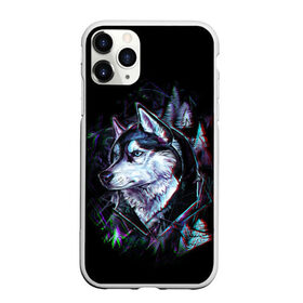 Чехол для iPhone 11 Pro Max матовый с принтом Волк в городе Новоалтайск, Силикон |  | animal | djkr | woolf | волк | кэжуал | синий волк | синий принт