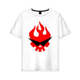 Женская футболка хлопок Oversize с принтом GURREN LAGANN в городе Новоалтайск, 100% хлопок | свободный крой, круглый ворот, спущенный рукав, длина до линии бедер
 | anime | heroes | tengen toppa gurren lagann | аниме | герои | гуррен лаганн | ёко | камина | ния | пронзающий небеса | росиу | симон