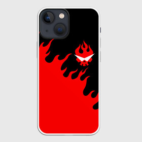 Чехол для iPhone 13 mini с принтом Гуррен Лаганн языки пламени диагональный в городе Новоалтайск,  |  | anime | heroes | tengen toppa gurren lagann | аниме | герои | гуррен лаганн | ёко | камина | ния | пронзающий небеса | росиу | симон