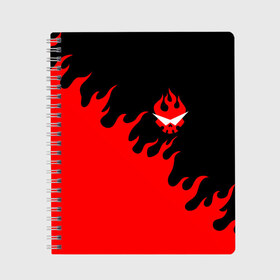 Тетрадь с принтом GURREN LAGANN в городе Новоалтайск, 100% бумага | 48 листов, плотность листов — 60 г/м2, плотность картонной обложки — 250 г/м2. Листы скреплены сбоку удобной пружинной спиралью. Уголки страниц и обложки скругленные. Цвет линий — светло-серый
 | anime | heroes | tengen toppa gurren lagann | аниме | герои | гуррен лаганн | ёко | камина | ния | пронзающий небеса | росиу | симон