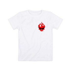 Детская футболка хлопок с принтом GURREN LAGANN (НА СПИНЕ) в городе Новоалтайск, 100% хлопок | круглый вырез горловины, полуприлегающий силуэт, длина до линии бедер | Тематика изображения на принте: anime | heroes | tengen toppa gurren lagann | аниме | герои | гуррен лаганн | ёко | камина | ния | пронзающий небеса | росиу | симон