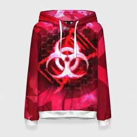 Женская толстовка 3D с принтом Plague Inc LC (Oko) в городе Новоалтайск, 100% полиэстер  | двухслойный капюшон со шнурком для регулировки, мягкие манжеты на рукавах и по низу толстовки, спереди карман-кенгуру с мягким внутренним слоем. | авторская | вирус | знаки | игры | интересная | каракули | круг | лабиринт | линии | мозаика | необычная | око | символы | страшная | туннель | черная | эпидемия