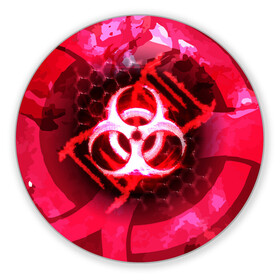Коврик для мышки круглый с принтом Plague Inc LC (Oko) в городе Новоалтайск, резина и полиэстер | круглая форма, изображение наносится на всю лицевую часть | Тематика изображения на принте: авторская | вирус | знаки | игры | интересная | каракули | круг | лабиринт | линии | мозаика | необычная | око | символы | страшная | туннель | черная | эпидемия