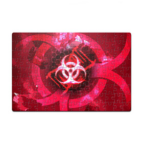 Пазл магнитный 126 элементов с принтом Plague Inc LC (Oko) в городе Новоалтайск, полимерный материал с магнитным слоем | 126 деталей, размер изделия —  180*270 мм | авторская | вирус | знаки | игры | интересная | каракули | круг | лабиринт | линии | мозаика | необычная | око | символы | страшная | туннель | черная | эпидемия