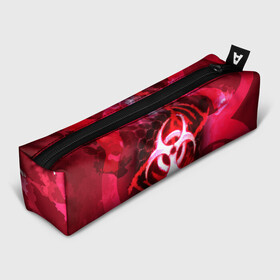 Пенал 3D с принтом Plague Inc LC (Oko) в городе Новоалтайск, 100% полиэстер | плотная ткань, застежка на молнии | Тематика изображения на принте: авторская | вирус | знаки | игры | интересная | каракули | круг | лабиринт | линии | мозаика | необычная | око | символы | страшная | туннель | черная | эпидемия