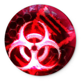 Коврик для мышки круглый с принтом Plague Inc LB (Oko) в городе Новоалтайск, резина и полиэстер | круглая форма, изображение наносится на всю лицевую часть | Тематика изображения на принте: авторская | вирус | знаки | игры | интересная | каракули | круг | лабиринт | линии | мозаика | необычная | око | символы | страшная | туннель | черная | эпидемия