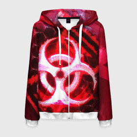 Мужская толстовка 3D на молнии с принтом Plague Inc LB (Oko) в городе Новоалтайск, 100% полиэстер | длина до линии бедра, манжеты и пояс оформлены мягкой тканевой резинкой, двухслойный капюшон со шнурком для регулировки, спереди молния, по бокам два кармана | авторская | вирус | знаки | игры | интересная | каракули | круг | лабиринт | линии | мозаика | необычная | око | символы | страшная | туннель | черная | эпидемия