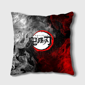 Подушка 3D с принтом Japanese hierogliphes Steam в городе Новоалтайск, наволочка – 100% полиэстер, наполнитель – холлофайбер (легкий наполнитель, не вызывает аллергию). | состоит из подушки и наволочки. Наволочка на молнии, легко снимается для стирки | Тематика изображения на принте: demon slayer | demon slayer: kimetsu no yaiba | kimetsu | kimetsu no yaiba | nezuko | slayer | tanjiro | клинок рассекающий демонов | незуко | танджиро | шинобу кочо
