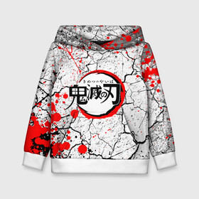 Детская толстовка 3D с принтом KIMETSU NO YAIBA в городе Новоалтайск, 100% полиэстер | двухслойный капюшон со шнурком для регулировки, мягкие манжеты на рукавах и по низу толстовки, спереди карман-кенгуру с мягким внутренним слоем | demon slayer | demon slayer: kimetsu no yaiba | kimetsu | kimetsu no yaiba | nezuko | slayer | tanjiro | клинок рассекающий демонов | незуко | танджиро | шинобу кочо