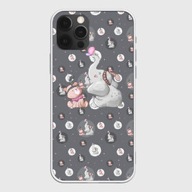 Чехол для iPhone 12 Pro Max с принтом Слоник в городе Новоалтайск, Силикон |  | Тематика изображения на принте: животные | забавные | медведь | милые | слон
