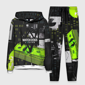 Мужской костюм 3D (с толстовкой) с принтом WATCH DOGS:LEGION в городе Новоалтайск,  |  | Тематика изображения на принте: ded sec | game | name | ubisoft | watch dogs | watch dogs 2 | watch dogs legion | город | девушка | дрон | игры | имена | компьютеры | пистолет | телефон | технологии | хакер | юби